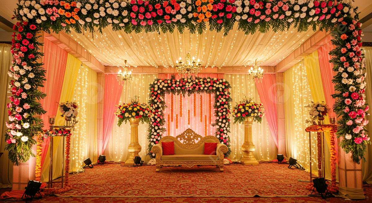 pngtree-elegant-wedding-stage-decoration-with-flowers-and-lights-in-a-festive-picture-image_16381242